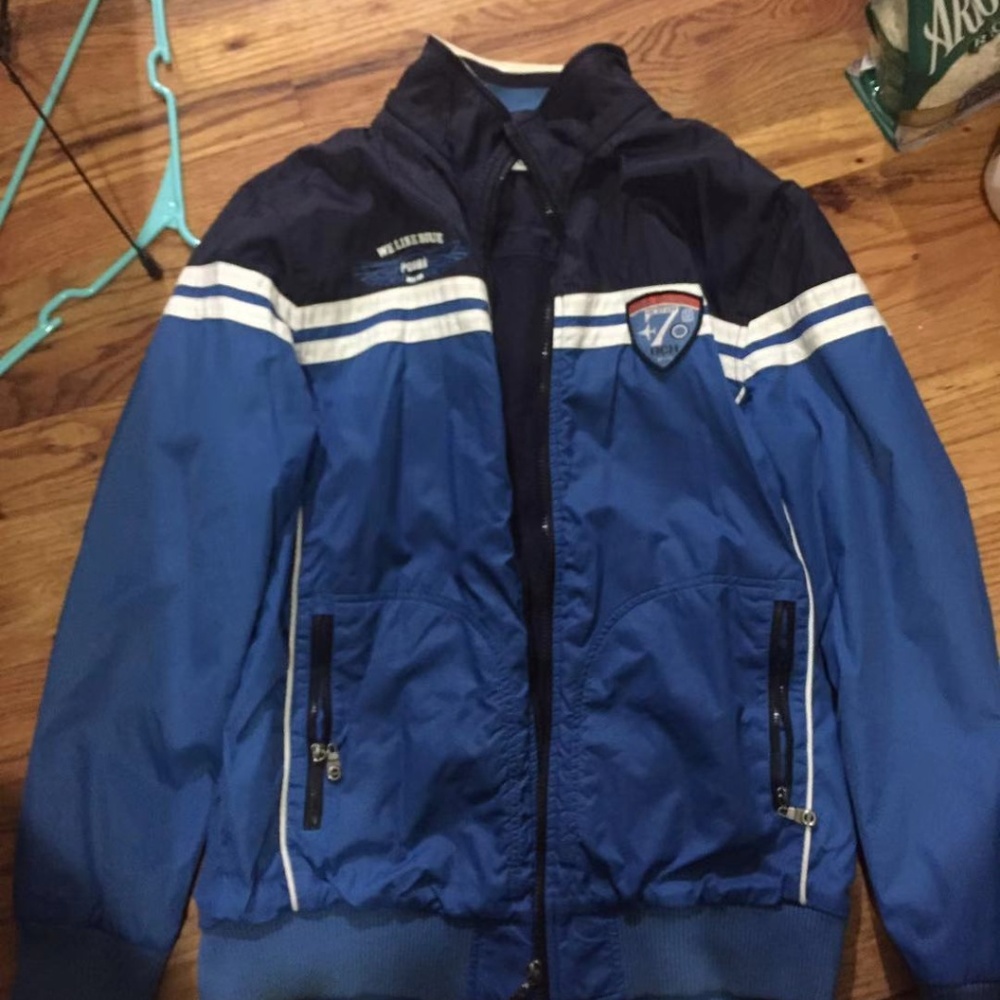 Proca Jacket Mens Blue White Navy